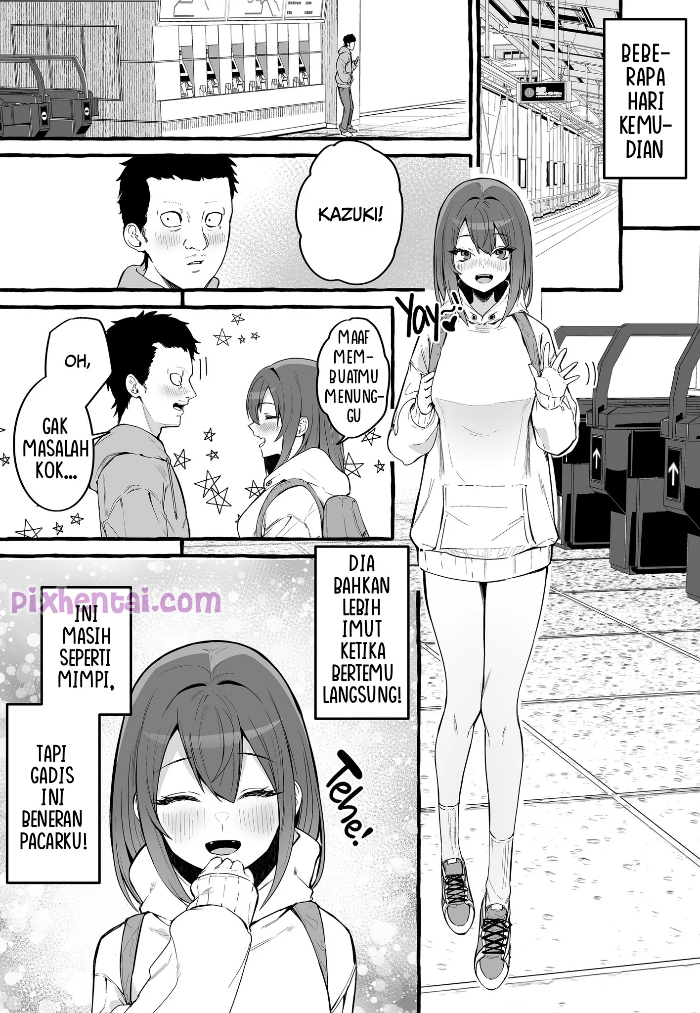 Komik hentai xxx manga sex bokep Net de Deatta Kyonyu Kanojo to Attara Shiboritoraremakutta Hanashi 15